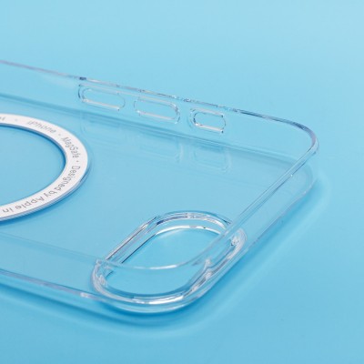 Чехол-накладка для Apple iPhone 16e (прозрачный) ORG PC Clear Case SafeMag