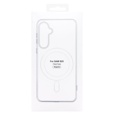 Чехол-накладка для Samsung Galaxy S25 (прозрачный) ORG PC Clear Case SafeMag