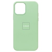 Чехол-накладка для Apple iPhone 12 Pro Max (фисташковый) ORG Silicone Case SafeMag с анимацией