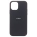 Чехол-накладка для Apple iPhone 12 (черный) ORG Silicone Case SafeMag с анимацией