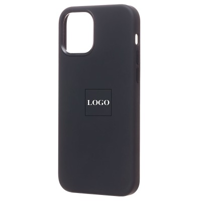 Чехол-накладка для Apple iPhone 12 (черный) ORG Silicone Case SafeMag с анимацией