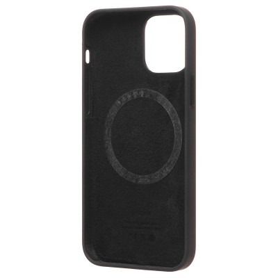 Чехол-накладка для Apple iPhone 12 (черный) ORG Silicone Case SafeMag с анимацией