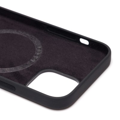Чехол-накладка для Apple iPhone 12 (черный) ORG Silicone Case SafeMag с анимацией