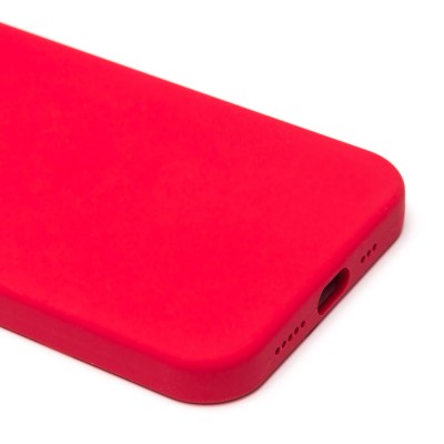 Чехол-накладка для Apple iPhone 12 (красный) ORG Silicone Case SafeMag с анимацией