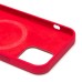 Чехол-накладка для Apple iPhone 12 (красный) ORG Silicone Case SafeMag с анимацией