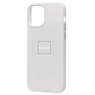 Чехол-накладка для Apple iPhone 12 (белый) ORG Silicone Case SafeMag с анимацией