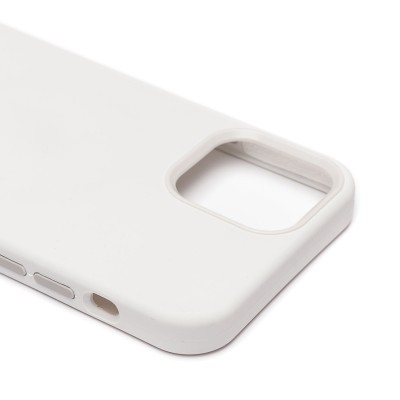 Чехол-накладка для Apple iPhone 12 (белый) ORG Silicone Case SafeMag с анимацией