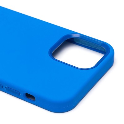 Чехол-накладка для Apple iPhone 12 (голубой) ORG Silicone Case SafeMag с анимацией
