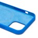 Чехол-накладка для Apple iPhone 12 (голубой) ORG Silicone Case SafeMag с анимацией