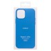 Чехол-накладка для Apple iPhone 12 (голубой) ORG Silicone Case SafeMag с анимацией