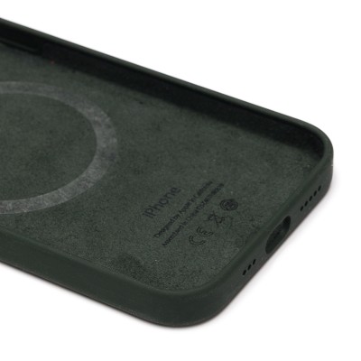 Чехол-накладка для Apple iPhone 12 (кипрский зелёный) ORG Silicone Case SafeMag с анимацией