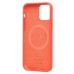 Чехол-накладка для Apple iPhone 12 (розовый цитрус) ORG Silicone Case SafeMag с анимацией