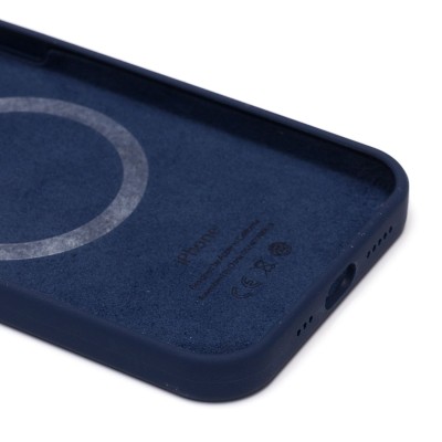 Чехол-накладка для Apple iPhone 12 (синий омут) ORG Silicone Case SafeMag с анимацией