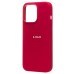 Чехол-накладка для Apple iPhone 13 Pro Max (красный) ORG Silicone Case SafeMag с анимацией