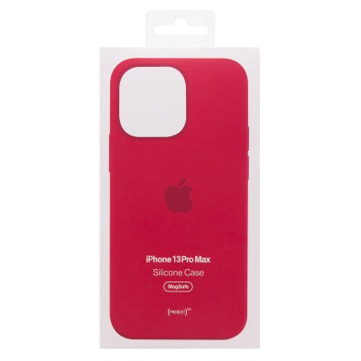 Чехол-накладка для Apple iPhone 13 Pro Max (красный) ORG Silicone Case SafeMag с анимацией