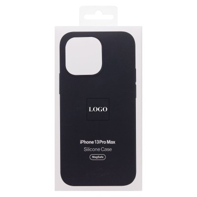 Чехол-накладка для Apple iPhone 13 Pro Max (темная ночь) ORG Silicone Case SafeMag с анимацией