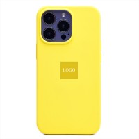 Чехол-накладка для Apple iPhone 13 Pro (лимонный) ORG Silicone Case SafeMag с анимацией
