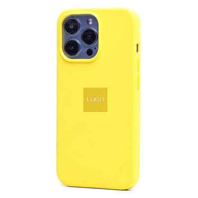Чехол-накладка для Apple iPhone 13 Pro (лимонный) ORG Silicone Case SafeMag с анимацией