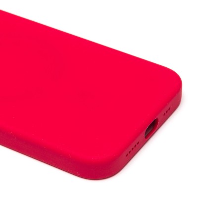 Чехол-накладка для Apple iPhone 13 Pro (красный) ORG Silicone Case SafeMag с анимацией