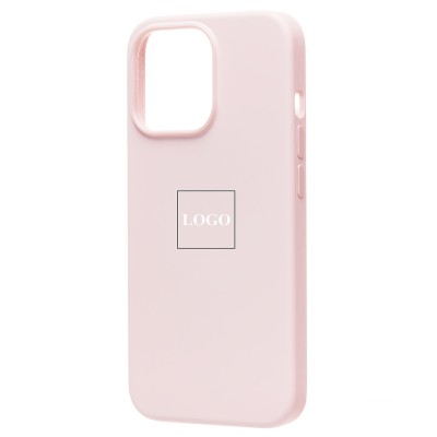 Чехол-накладка для Apple iPhone 13 Pro (розовый мел) ORG Silicone Case SafeMag с анимацией