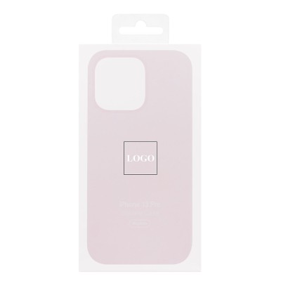 Чехол-накладка для Apple iPhone 13 Pro (розовый мел) ORG Silicone Case SafeMag с анимацией