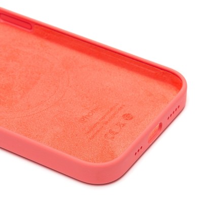 Чехол-накладка для Apple iPhone 13 Pro (розовый цитрус) ORG Silicone Case SafeMag с анимацией