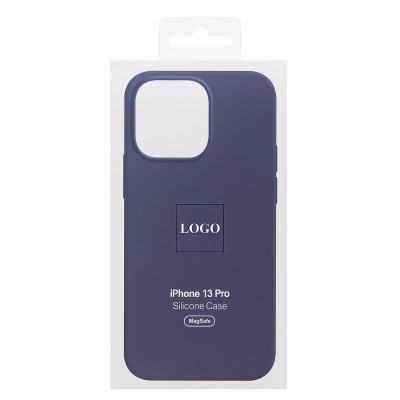 Чехол-накладка для Apple iPhone 13 Pro (синий омут) ORG Silicone Case SafeMag с анимацией