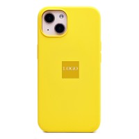 Чехол-накладка для Apple iPhone 13 (лимонный) ORG Silicone Case SafeMag с анимацией