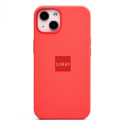 Чехол-накладка для Apple iPhone 13 (розовый цитрус) ORG Silicone Case SafeMag с анимацией
