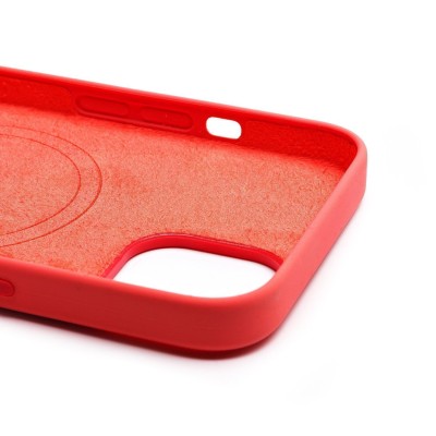 Чехол-накладка для Apple iPhone 13 (розовый цитрус) ORG Silicone Case SafeMag с анимацией