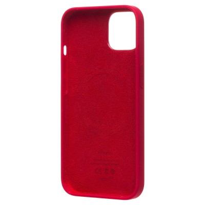Чехол-накладка для Apple iPhone 13 (красный) ORG Silicone Case SafeMag с анимацией