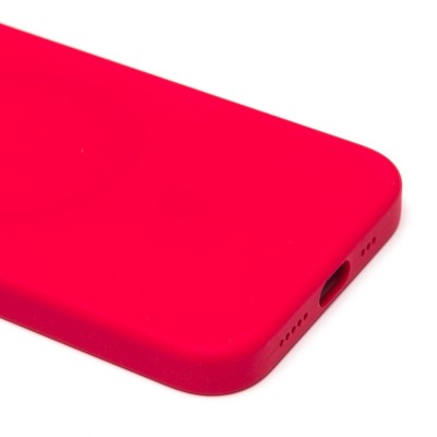 Чехол-накладка для Apple iPhone 13 (красный) ORG Silicone Case SafeMag с анимацией