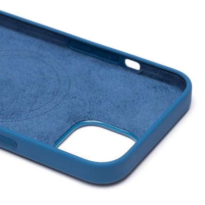 Чехол-накладка для Apple iPhone 13 (голубая сойка) ORG Silicone Case SafeMag с анимацией