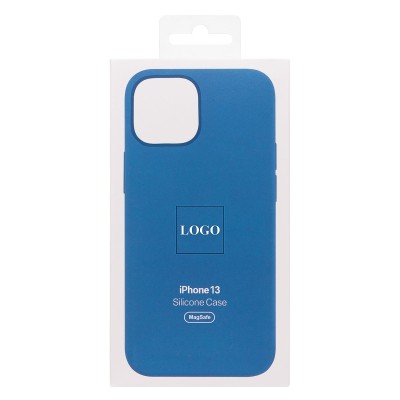Чехол-накладка для Apple iPhone 13 (голубая сойка) ORG Silicone Case SafeMag с анимацией
