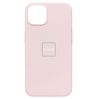 Чехол-накладка для Apple iPhone 13 (розовый мел) ORG Silicone Case SafeMag с анимацией