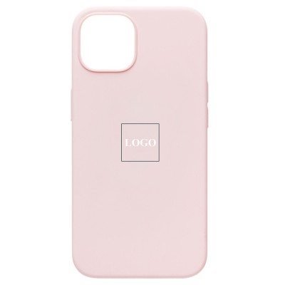 Чехол-накладка для Apple iPhone 13 (розовый мел) ORG Silicone Case SafeMag с анимацией