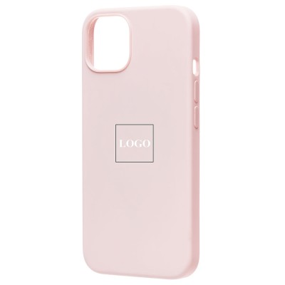 Чехол-накладка для Apple iPhone 13 (розовый мел) ORG Silicone Case SafeMag с анимацией
