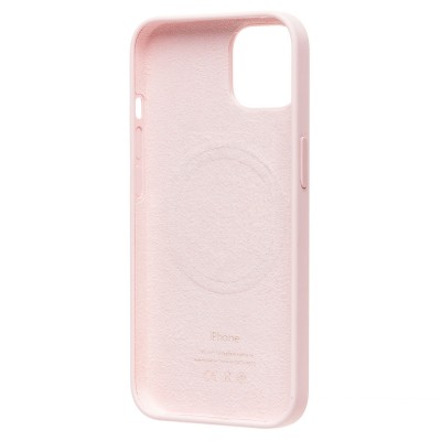 Чехол-накладка для Apple iPhone 13 (розовый мел) ORG Silicone Case SafeMag с анимацией