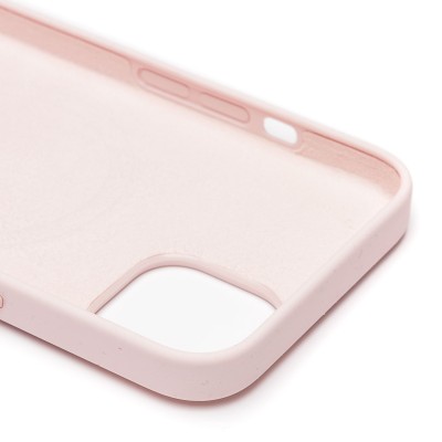 Чехол-накладка для Apple iPhone 13 (розовый мел) ORG Silicone Case SafeMag с анимацией