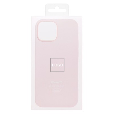 Чехол-накладка для Apple iPhone 13 (розовый мел) ORG Silicone Case SafeMag с анимацией