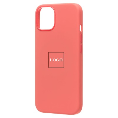Чехол-накладка для Apple iPhone 13 (розовый цитрус) ORG Silicone Case SafeMag с анимацией