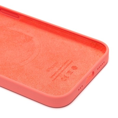 Чехол-накладка для Apple iPhone 13 (розовый цитрус) ORG Silicone Case SafeMag с анимацией