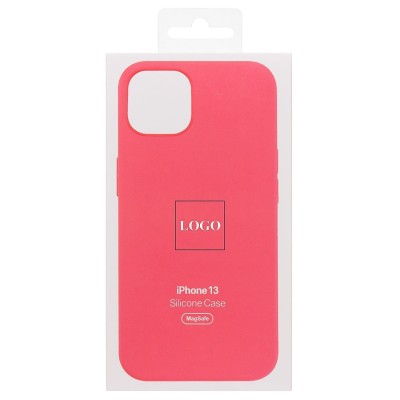 Чехол-накладка для Apple iPhone 13 (розовый цитрус) ORG Silicone Case SafeMag с анимацией