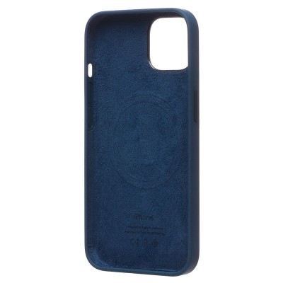 Чехол-накладка для Apple iPhone 13 (синий омут) ORG Silicone Case SafeMag с анимацией