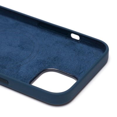 Чехол-накладка для Apple iPhone 13 (синий омут) ORG Silicone Case SafeMag с анимацией