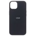 Чехол-накладка для Apple iPhone 13 (чёрный) ORG Silicone Case SafeMag с анимацией