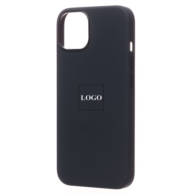 Чехол-накладка для Apple iPhone 13 (чёрный) ORG Silicone Case SafeMag с анимацией