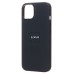Чехол-накладка для Apple iPhone 13 (чёрный) ORG Silicone Case SafeMag с анимацией