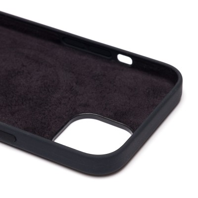 Чехол-накладка для Apple iPhone 13 (чёрный) ORG Silicone Case SafeMag с анимацией