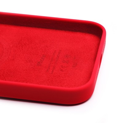 Чехол-накладка для Apple iPhone 14 Plus (красный) ORG Silicone Case SafeMag с анимацией Чехол-накладка для Apple iPhone 14 Plus (красный) ORG Silicone Case SafeMag с анимацией